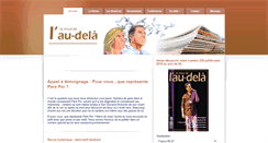 Desktop Screenshot of larevuedelaudela.com